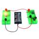 The Light Bulb Lights Up, Science and Technology Small Projects, Children's DIY Crafts, Physics and Electricity Science Experiments, Simple Circuit Materials