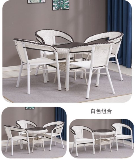 Wicker ghế đơn ghế mây đan tay ghế văn phòng ban công giải trí ghế mây nội thất ghế - Bàn ghế ngoài trời / sân ghế ban công ngoài trời