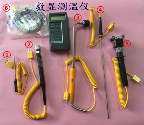 Digital thermometers TES1310 Surface point Windmeter contact thermocouples Number of electronic thermometers