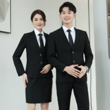 Комплект, классический костюм для школьников, куртка, комбинезон, подходит для студента