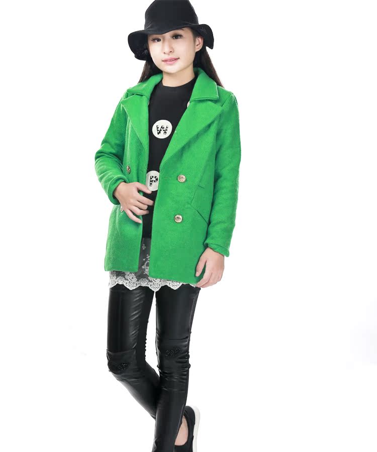 Manteau pour fille en laine - Ref 2161661 Image 13