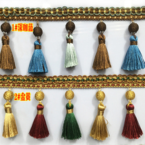 Upscale European-style curtains Bull Fascia beads Lace Lace lace Lace Curtain decoration Flow Su Pendant Hemline Lengthened Accessories Accessories