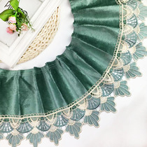 20 cm Sofa Lace Skirt Hollowed-out Water Soluble Floral Sideband Bottom Buff Cloth Accessories Curtain Undercloth Lengthened Widening