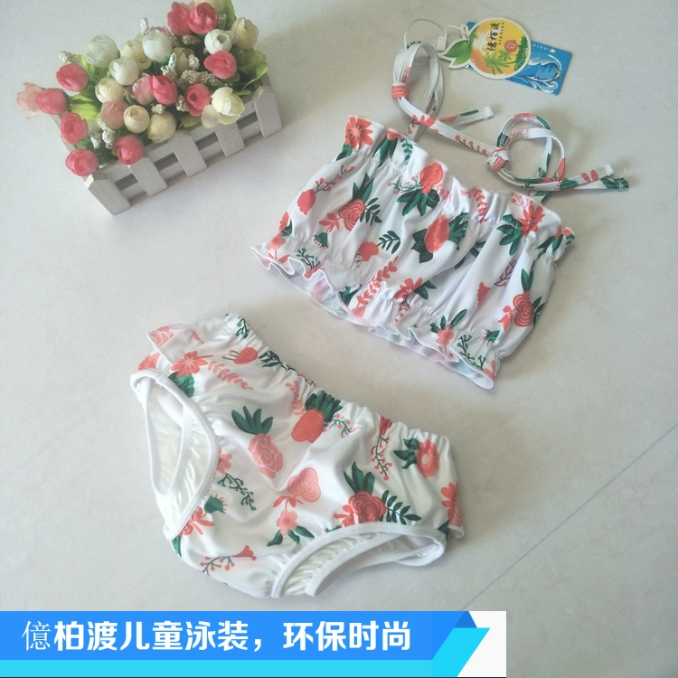 Cô gái mới áo tắm không thấm nước chia nhỏ trẻ em nam và nữ bé bé áo tắm chống rò rỉ trẻ em đồ bơi trẻ em