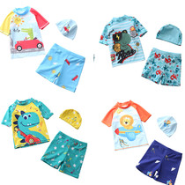 Child Bathing Suit Boy Baby Sun Speed Dry Split Swimsuit Pants Suit Children CUHK Tong Han Cute Swimming Gear