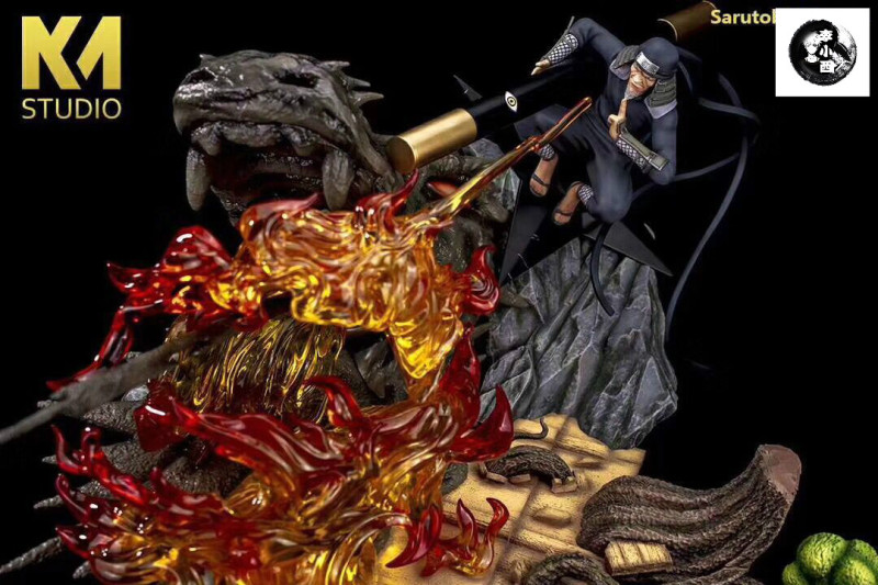 [Brother Li Xiaoxi] in Stock Km Sarutobi Naruto Series Third Hokage Sarutobi Hiruzen Figure Gk
