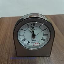 ARTEX Silent Alarm Clock Roman numeral room alarm clock 18404 silver plus 18406 gold
