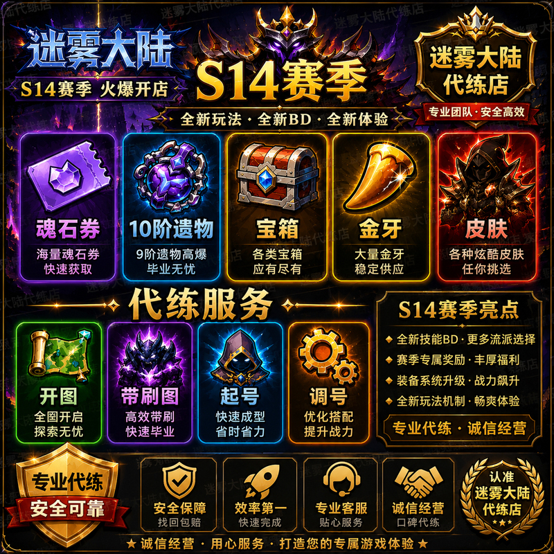 Mist Continent Magic Core Soul Stone Voucher Soul Relic Treasure Chest Skin Unlocking Map 150 Leveling Services Available for Sale on All Platforms