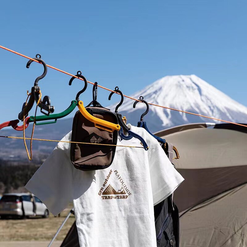 小鸭子户外衣架 gr* outdoor衣架露营3拼色可折叠收纳晾衣架，户外旅行必备神器！-其他户外服装-淘宝好物网