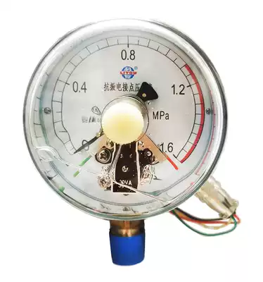Wuxi Liyou Pressure Instrument YXK100I-40 Radial Seismic Electric Contact Pressure Gauge Oil M20 * 1 5