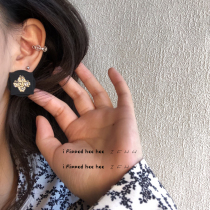 ifhh temperament hanging beautiful square small flower earrings
