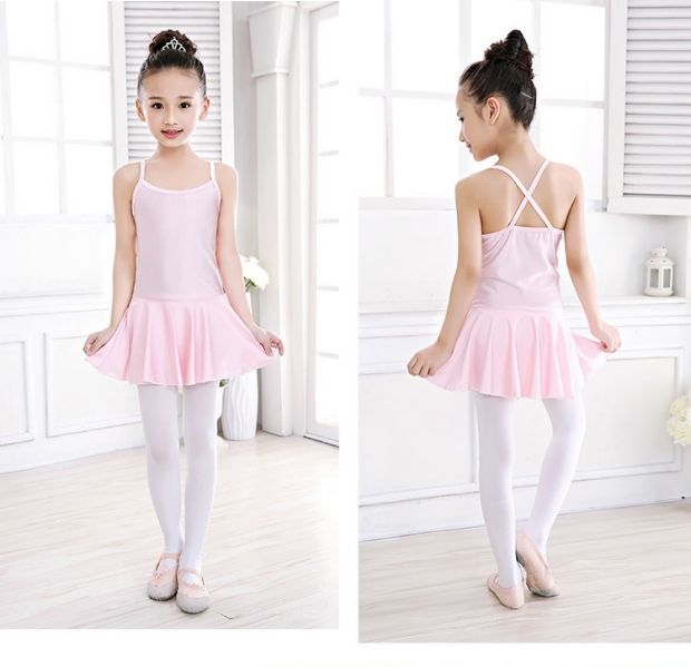 Vũ điệu mùa hè cô gái sling trang phục khiêu vũ trẻ em quần áo khiêu vũ trẻ em mảnh bông nhảy thực hành quần áo trang phục trang phục biểu diễn động vật cho bé
