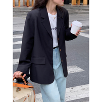 5siss Temperament Profile Suit Jacket Woman 2022 Fall new advanced senses small casual Western suit jacket