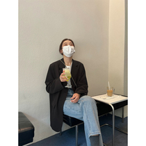 5siss Superior Sense Loose Suit Jacket Woman 2022 Fall New Temperament Commute Outline Small West Suit Jacket