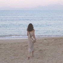 5SISS sling dress female summer 2021 pop skirt long thin chic tide temperament V collar skirt