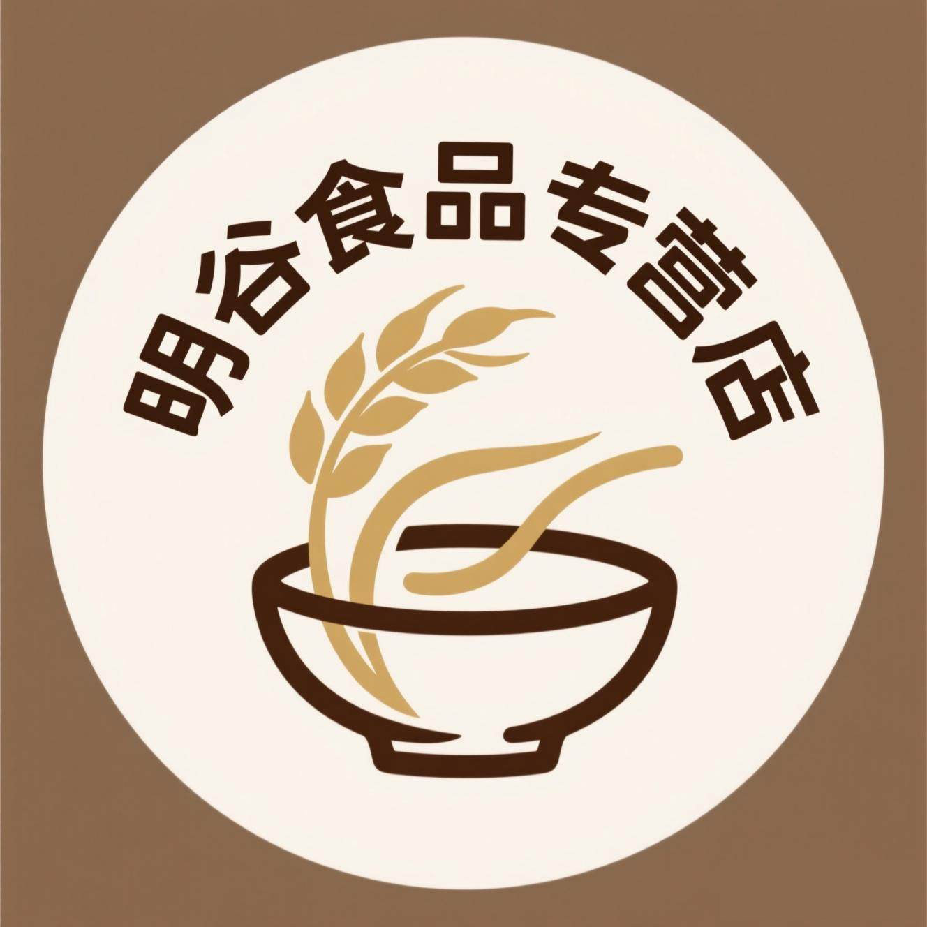 明谷食品企业店的LOGO