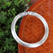Guquan Yinjia Football Silver 999 Handmade Customized Xiangyun Ancient Bracelet Boys and Girls Couple Couple Ancient Silver Bracelet