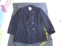 Molguo vintage navy 740 half coat thick and warm 44R 8 5 new made by Molguo