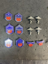 Mingguo usaf cap collar mark metal sold by pair not copycat