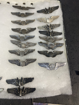 Moldy fruit ancient with World War Two silver sterling Sterling breast mouth mark 3-inch buckle 6-8 new