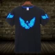 Vũ điệu dạ quang TIM T-shirt shuffle nhảy hip hop hip-hop quần áo huỳnh quang cotton nam và nữ tay áo ngắn áo ba lỗ nam