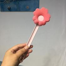 Shan Ming Small Nest Day Single Cherry Blossom Cup Brush Cute Flower Cup Brush Sponge Pan Brush Kitchen Supplies Cleaning Brush