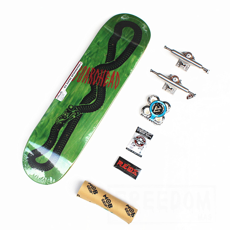 boardhead professional skateboard assembly board import configuration due to ground double empty bracket action street style four-wheel double warp