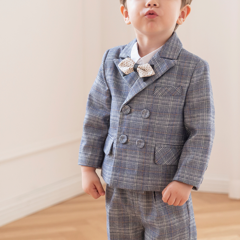 Toddler suit Three sets of children One year old gown dress positive for boys Baby suit Male baby's birthday boy's birthday