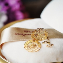 Wei JiaStarlight Ferris Wheel Japan Star Jew * lry design diamond-set 18K gold earrings