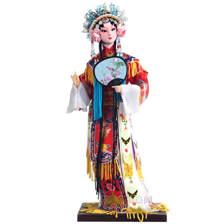 Chinese Wind Foreign Affairs Culture Creative Gifts Crafts Gifts Swing Accessories Puppet Peking Opera Face Facial Spectral Swing Pieces 