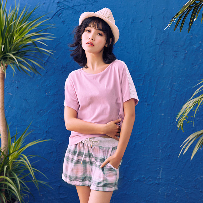 Pyjama pour femme GAINREEL    à manche courte - Ref 2992552 Image 3