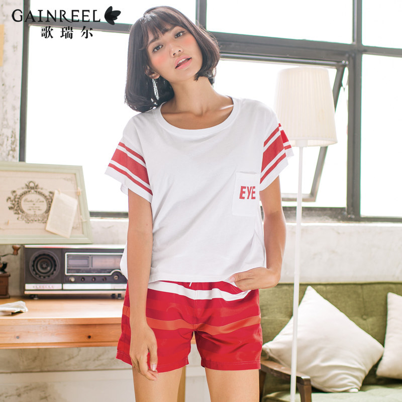 Pyjama pour femme GAINREEL    à manche courte - Ref 2992613 Image 1