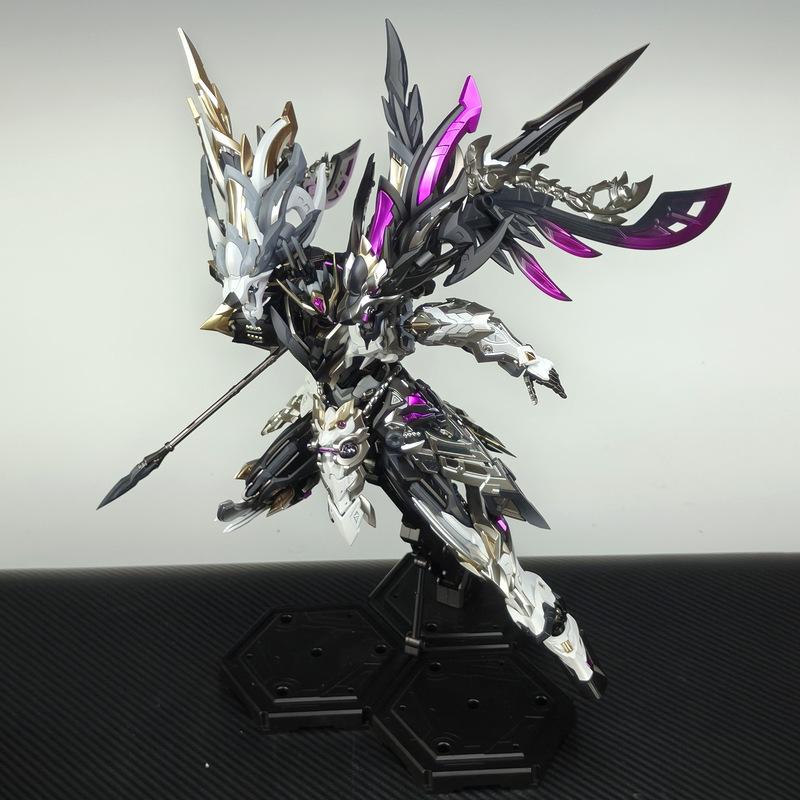 Thousand-Hand Transformation, Huo Qibing, Purple Wolf Color Scheme, Matte, Movable Core, Assembly Model Metal Skeleton, Gift for Men Thousand-Hand Transformation, Huo Qibing, Purple Wolf Color Scheme, Matte, Movable Core, Assembly Model Metal Skeleton, Gift for Men