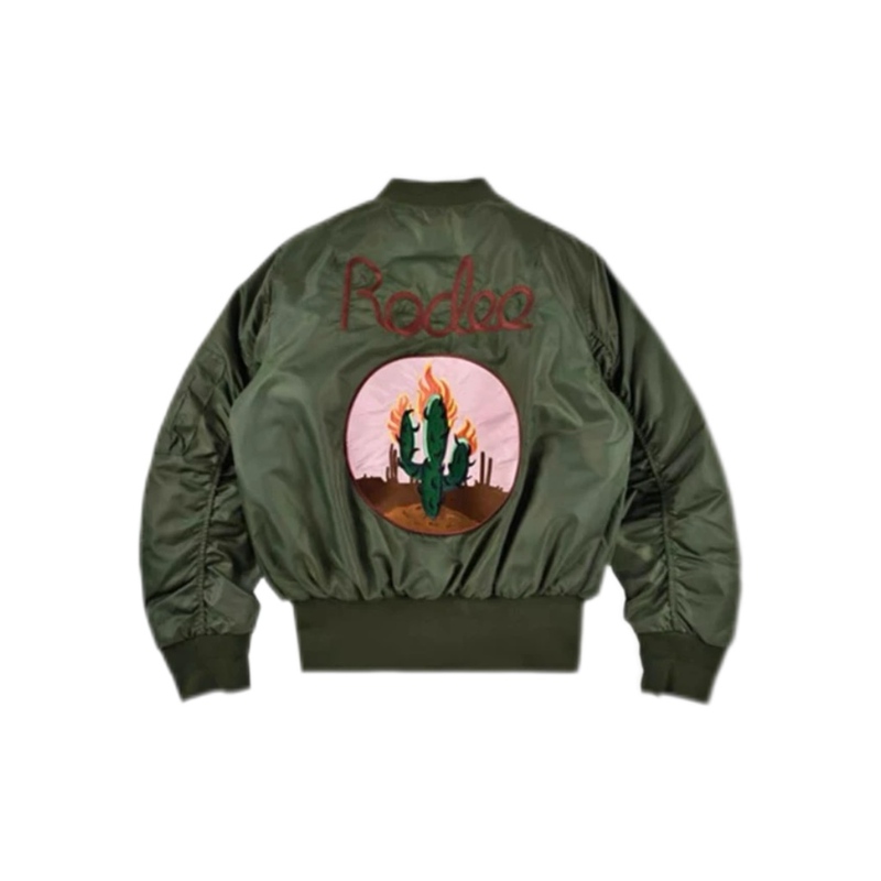 Special Clearance Sale, No Returns or Exchanges: Travis Scott Rodeo Embroidered Cactus Print Jacket for Men and Women