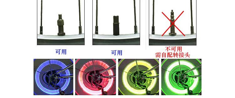 Eclairage pour vélo - feux de Valve - Ref 2398585 Image 19