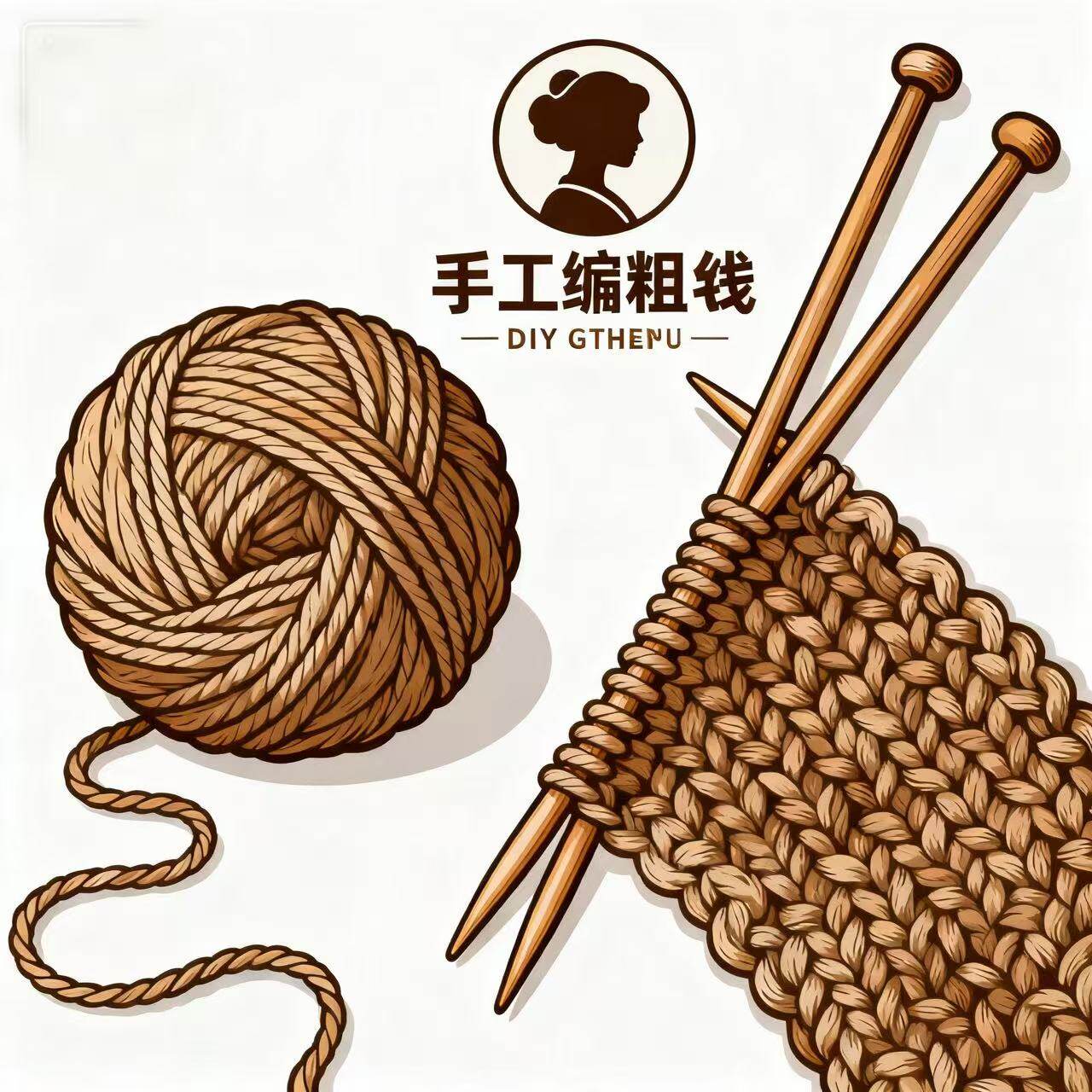 毛绒织趣造物坊的LOGO
