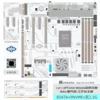 Предоплаченная специальная стрельба Midodbeck Индивидуальная W680 12/13 Generation Intel NAS/Материнская плата сервера
