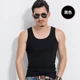 Áo thun nam mùa hè mỏng phần cổ vuông bằng vải cotton mới co giãn thun cotton thể thao áo ba lỗ nam tập gym