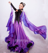 Dance New ballroom dance dress Modern dance dress New dance dress big swing national standard dance dance performance big swing dress
