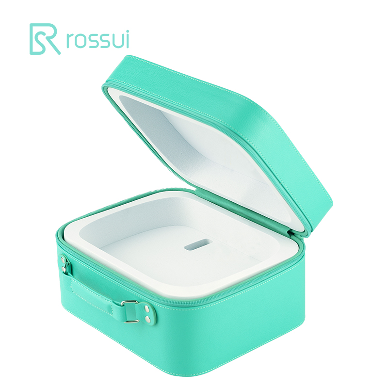 Facial beauty instrument accessories Special travel carry case Portable double leather case