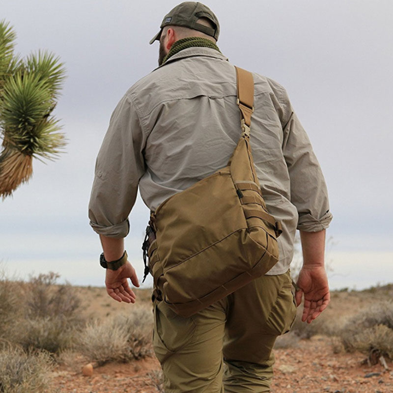 helikon Helikon super fire European station messenger bag men's small commuter wide shoulder strap light tooling shoulder bag