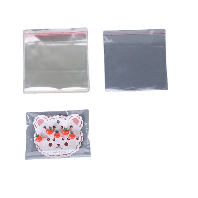 Opp Self-Adhesive Bags, Jewelry Packaging Plastic Bags, Transparent Self-Adhesive Ziplock Bags, Multiple Sizes