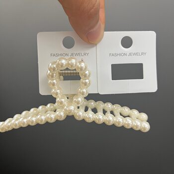 Kp895 Plastic Shark Clip Packaging Card for Stall Use, Hair Clip Card, Korean Style Hair Accessory Claw Clip Hanging Card