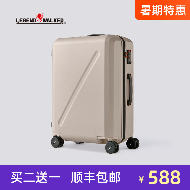 Day family punk wind suitcase 20 inch password den case small light 28 inch suitcase anti-scraping silent universal wheel