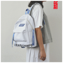 Canvas backpack Campus High School junior high school students female Korean version of simple Joker Academy style backpack tide travel school bag