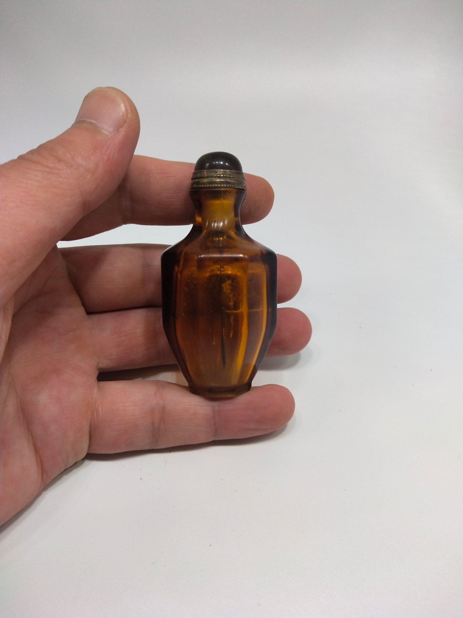 Stock Imitation Republic Ancient Play Collection to Play Tea Spotting Glass Edge Practical Snuff Pot Antique Rack Small Gift Hem-Taobao