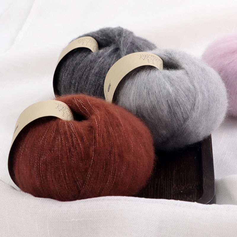 [Dream Cloud] Dream Silk Cashmere Brushed 23% White Factory Silk 77% Small Cashmere Handmade Wool