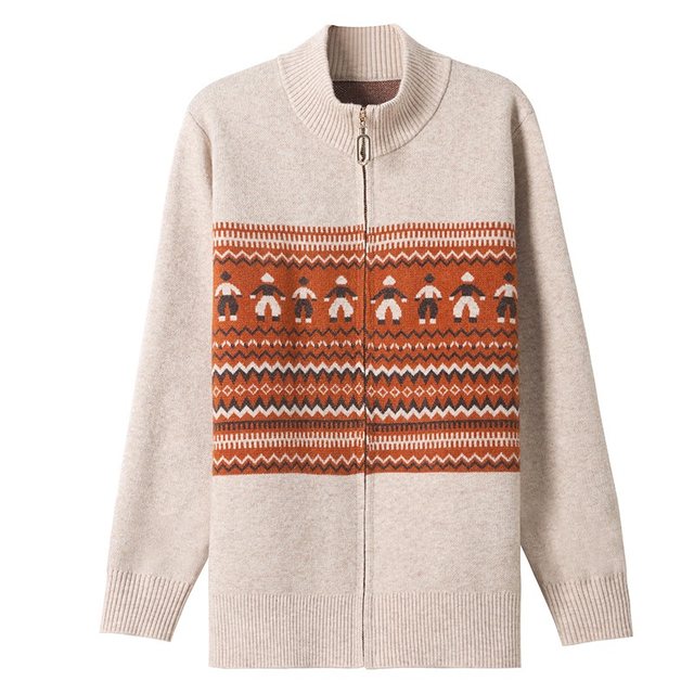 ເສື້ອຢືດເສື້ອຢືດ zipper ຢືນຄໍສໍາລັບແມ່ຍິງພາກຮຽນ spring ແລະດູໃບໄມ້ລົ່ນ jacquard knitted cardigan ພາກຮຽນ spring 2024 ແບບຄົນອັບເດດ: ໃຫມ່ເດືອນກຸມພາແລະສິງຫານອກ