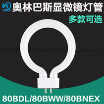 80-b 80bdl Olympus microscope domestic ring fluorescent light source lamp four-pin 80BWW NEX
