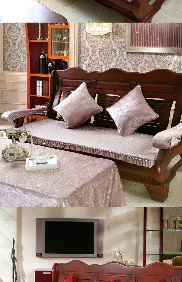 Mùa đông dày gỗ sofa đệm sang trọng chống trượt băng ghế dự bị đệm ghế sofa gỗ gụ đệm thảm trải ghế gỗ mùa đông